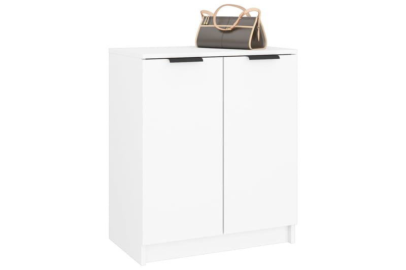 beBasic Kenkäkaappi valkoinen 59x35x70 cm tekninen puu - Valkoinen - Säilytys - Kaappi - Säilytyskaappi