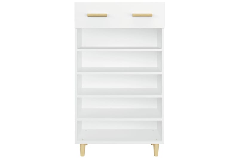 beBasic Kenkäkaappi valkoinen 60x35x105 cm tekninen puu - Valkoinen - Säilytys - Kaappi - Säilytyskaappi