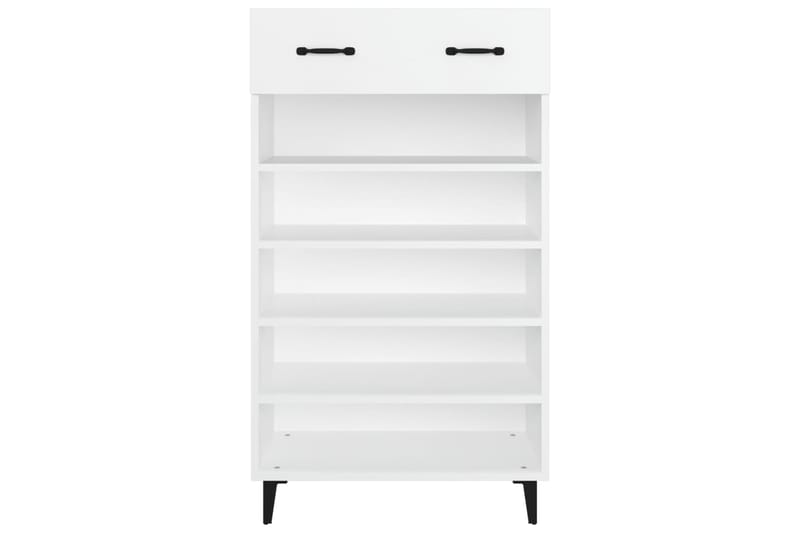 beBasic Kenkäkaappi valkoinen 60x35x105 cm tekninen puu - Valkoinen - Säilytys - Kaappi - Säilytyskaappi