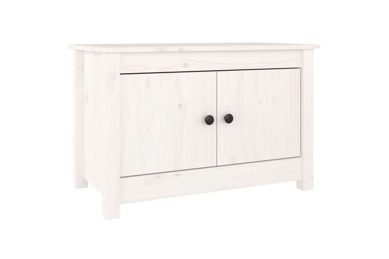 beBasic Kenkäkaappi valkoinen 70x38x45,5 cm täysi mänty - Valkoinen - Säilytys - Kenkäsäilytys - Kenkäkaappi