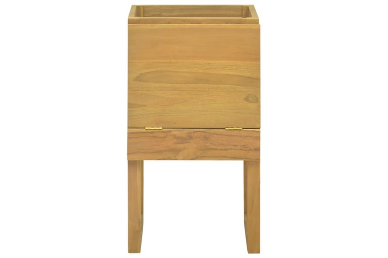 beBasic Kylpyhuoneen kaappi 45x45x75 cm täysi tiikki - Ruskea - Säilytys - Kaappi - Baarikaappi