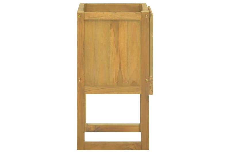 beBasic Kylpyhuoneen kaappi 45x45x75 cm täysi tiikki - Ruskea - Säilytys - Kaappi - Baarikaappi