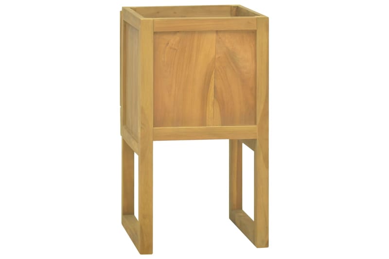 beBasic Kylpyhuoneen kaappi 45x45x75 cm täysi tiikki - Ruskea - Säilytys - Kaappi - Baarikaappi