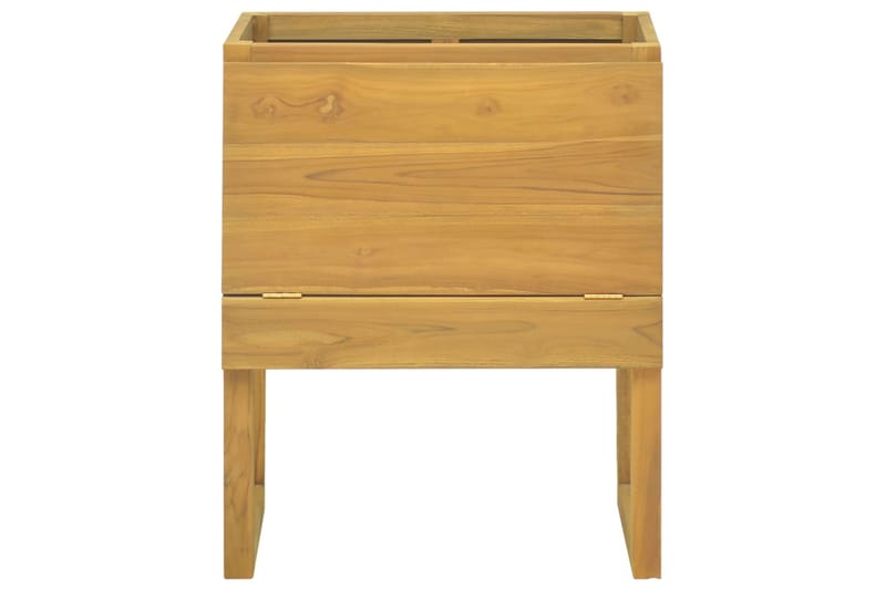 beBasic Kylpyhuoneen kaappi 60x45x75 cm täysi tiikki - Ruskea - Säilytys - Kaappi - Baarikaappi