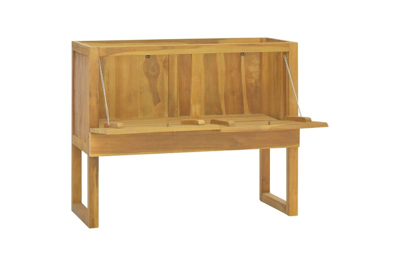 beBasic Kylpyhuoneen kaappi 90x45x75 cm täysi tiikki - Ruskea - Säilytys - Kaappi - Baarikaappi