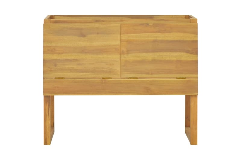 beBasic Kylpyhuoneen kaappi 90x45x75 cm täysi tiikki - Ruskea - Säilytys - Kaappi - Baarikaappi
