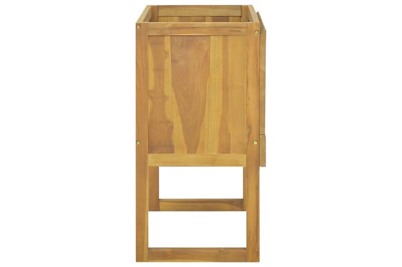 beBasic Kylpyhuoneen kaappi 90x45x75 cm täysi tiikki - Ruskea - Säilytys - Kaappi - Baarikaappi