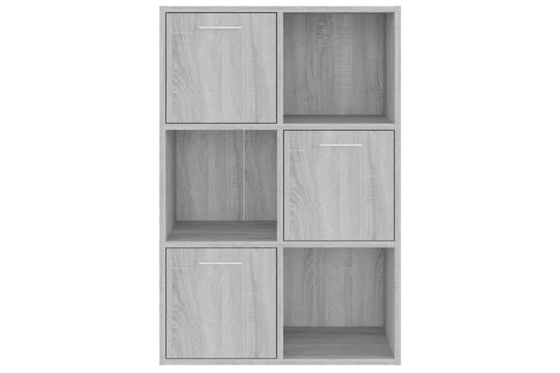 beBasic Säilytyskaappi harmaa Sonoma 60x29,5x90 cm - Harmaa - Säilytys - Kaappi - Vitriini