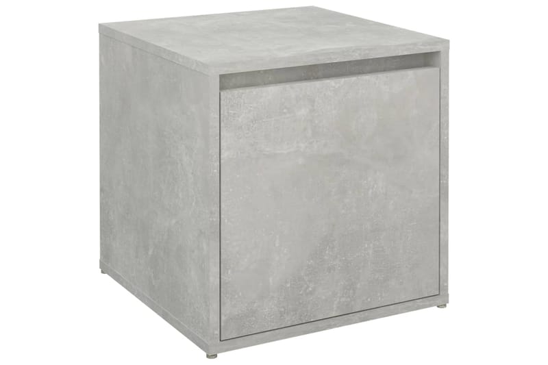 beBasic Säilytyslaatikko betoninharmaa 40,5x40x40 cm tekninen puu - Harmaa - Säilytys - Kaappi - Säilytyskaappi