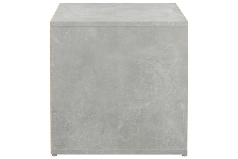 beBasic Säilytyslaatikko betoninharmaa 40,5x40x40 cm tekninen puu - Harmaa - Säilytys - Kaappi - Säilytyskaappi