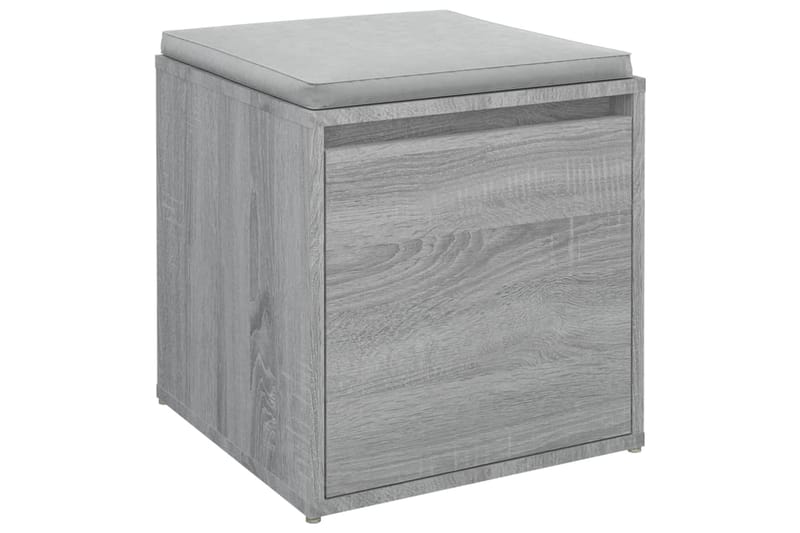 beBasic Säilytyslaatikko harmaa Sonoma 40,5x40x40 cm tekninen puu - Harmaa - Säilytys - Kaappi - Säilytyskaappi