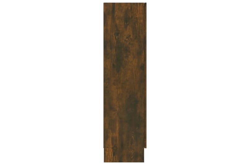 beBasic Vitriinikaappi savutammi 82,5x30,5x115 cm tekninen puu - Ruskea - Säilytys - Kaappi - Vitriini