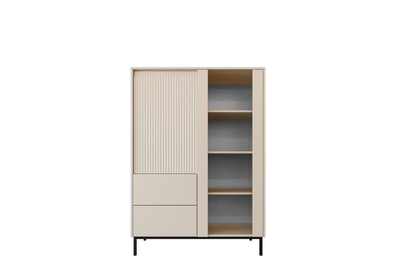 Bjurholm Vitriinikaappi 104x146 cm - Beige - Säilytys - Kaappi - Vitriini