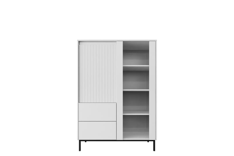 Bjurholm Vitriinikaappi 104x146 cm - Valkoinen - Säilytys - Kaappi - Vitriini