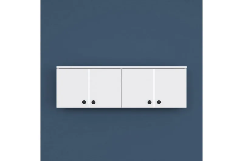 Calros Hörnskåp - Valkoinen - Säilytys - Kaappi - Säilytyskaappi