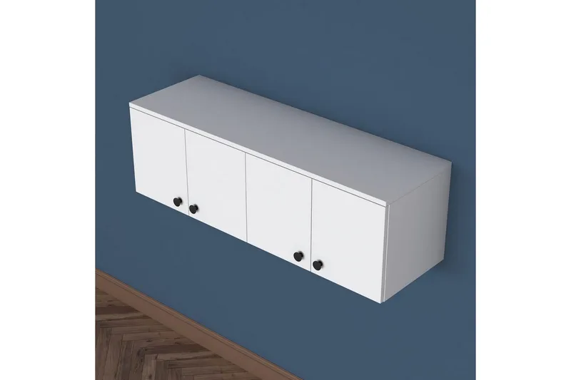 Calros Hörnskåp - Valkoinen - Säilytys - Kaappi - Säilytyskaappi