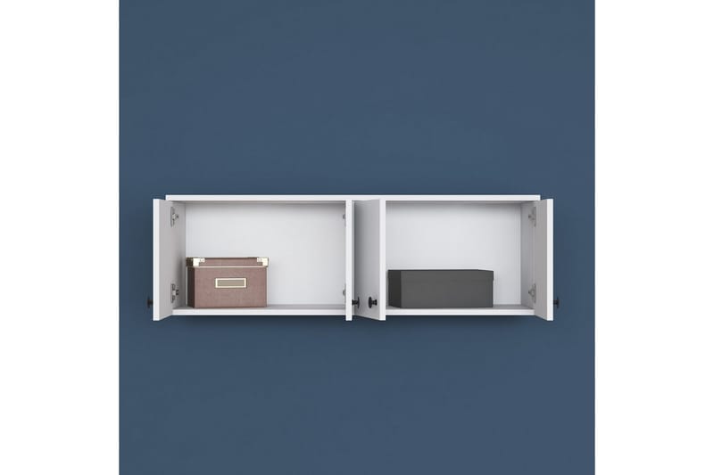 Calros Hörnskåp - Valkoinen - Säilytys - Kaappi - Säilytyskaappi