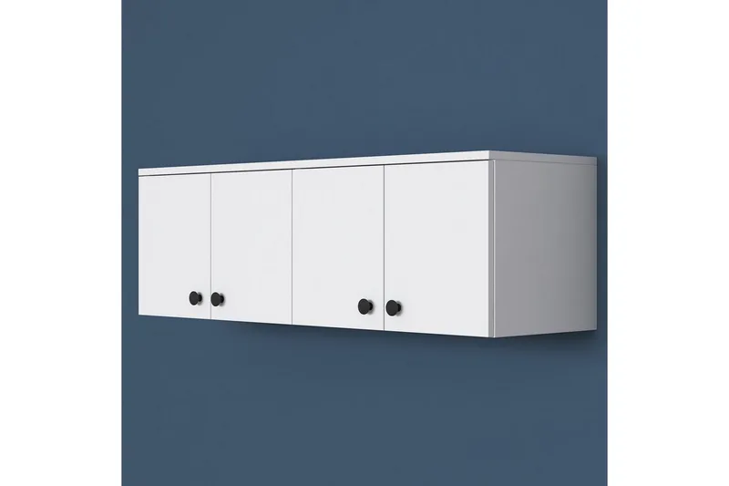 Calros Hörnskåp - Valkoinen - Säilytys - Kaappi - Säilytyskaappi