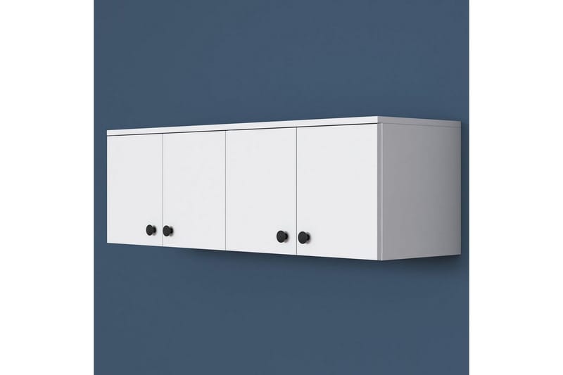 Calros Hörnskåp - Valkoinen - Säilytys - Kaappi - Säilytyskaappi