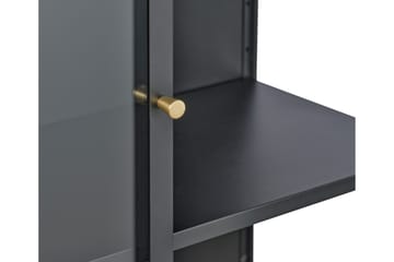 Cybella Highboard - Musta - Säilytys - Kaappi - Vitriini