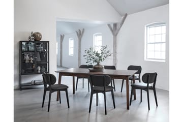 Cybella Highboard - Musta - Säilytys - Kaappi - Vitriini