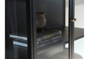 Cybella Highboard - Musta - Säilytys - Kaappi - Vitriini