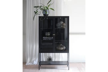 Cybella Highboard - Musta - Säilytys - Kaappi - Vitriini