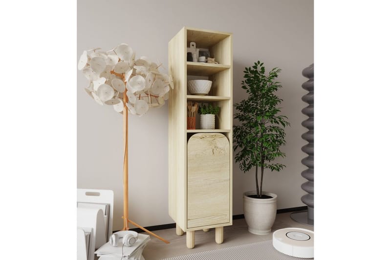 Estra Highboard - Ruskea - Säilytys - Kaappi - Säilytyskaappi