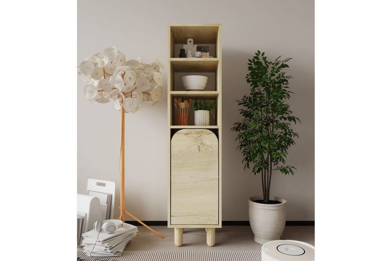 Estra Highboard - Ruskea - Säilytys - Kaappi - Säilytyskaappi