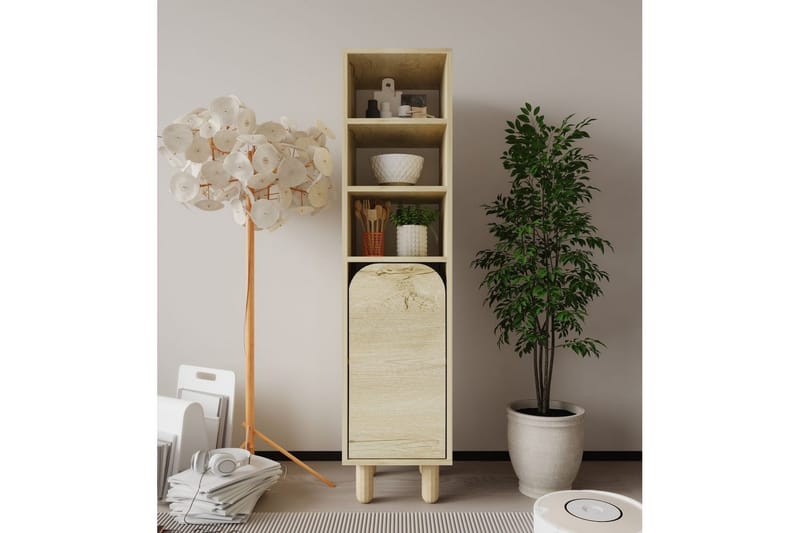 Estra Highboard - Ruskea - Säilytys - Kaappi - Säilytyskaappi