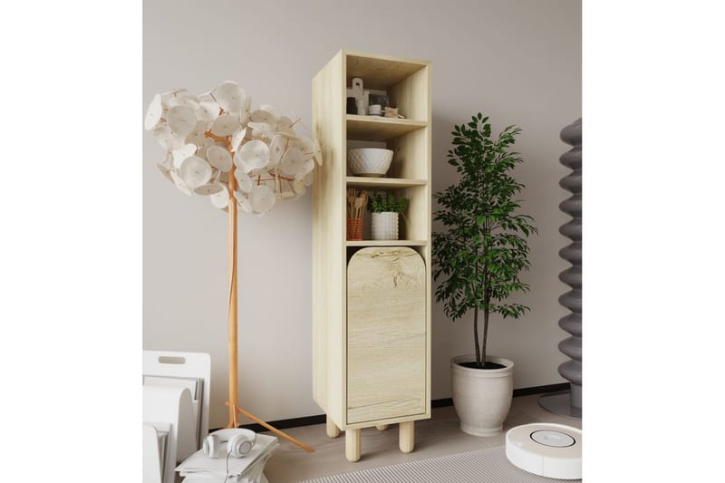 Estra Highboard - Ruskea - Säilytys - Kaappi - Säilytyskaappi