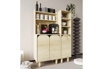 Estra Highboard - Ruskea - Säilytys - Kaappi - Säilytyskaappi