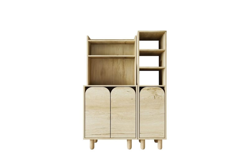 Estra Highboard, Ruskea