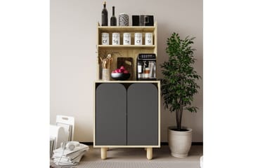 Estra Highboard - Ruskea/Antrasiitti - Säilytys - Kaappi - Säilytyskaappi