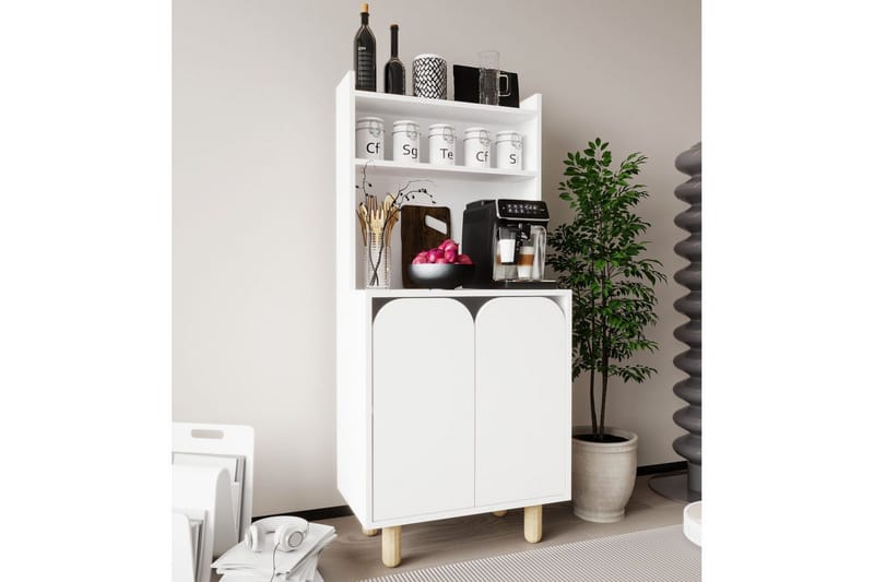 Estra Highboard - Valkoinen - Säilytys - Kaappi - Säilytyskaappi