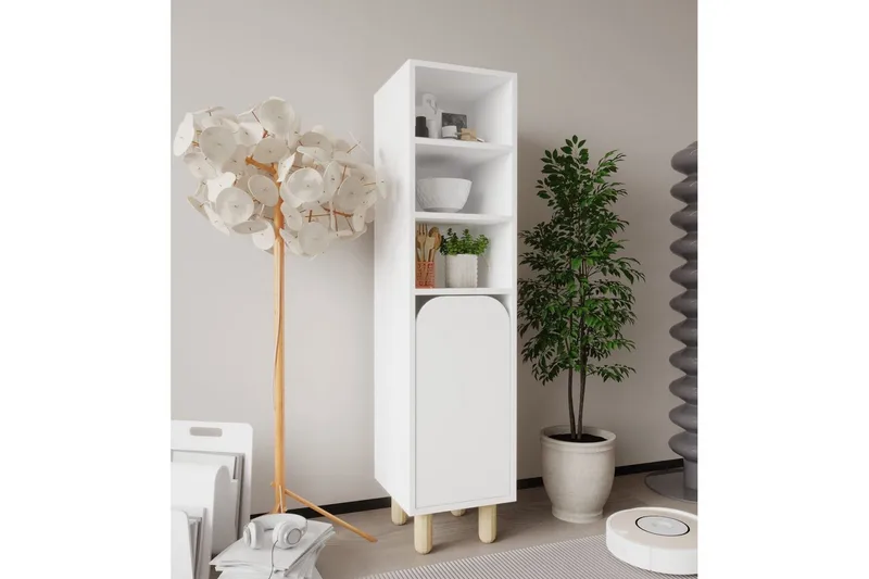 Estra Highboard - Valkoinen - Säilytys - Kaappi - Säilytyskaappi