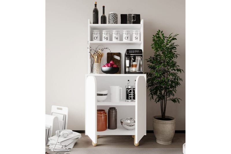 Estra Highboard - Valkoinen - Säilytys - Kaappi - Säilytyskaappi