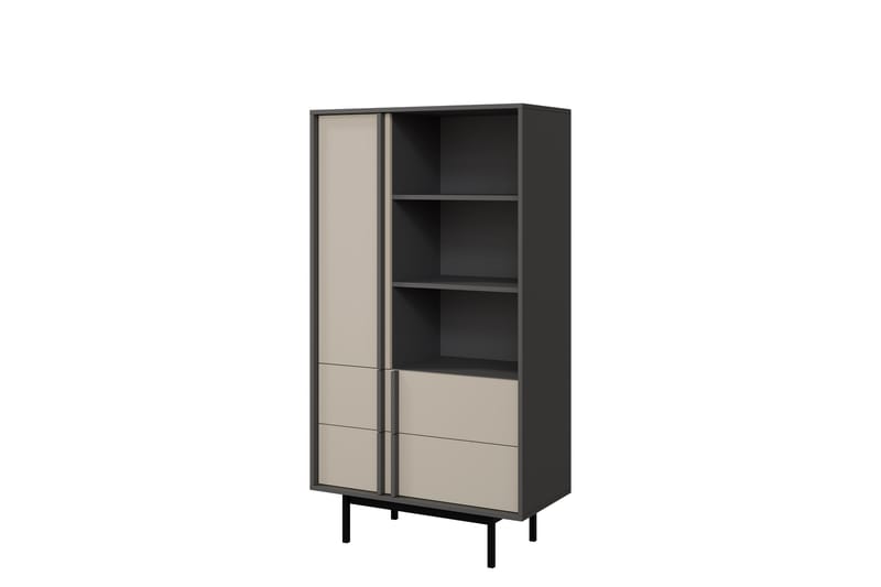 Farshian Highboard - Beige - Säilytys - Kaappi - Säilytyskaappi