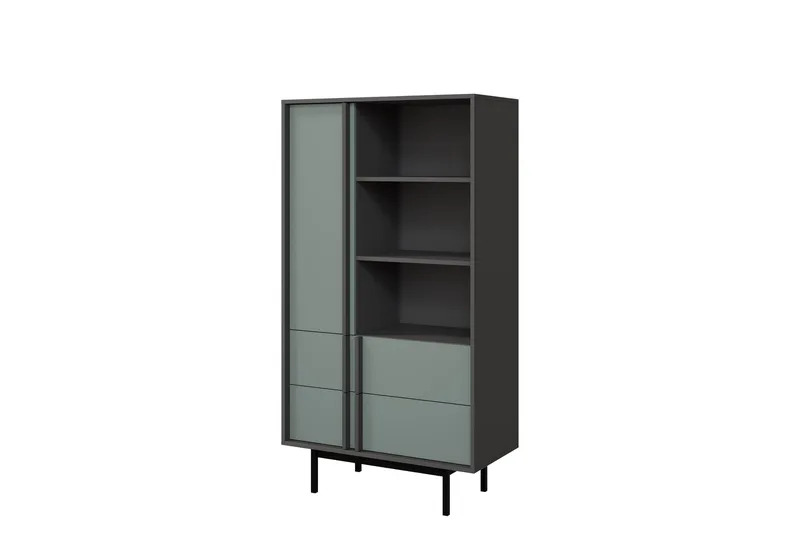 Farshian Highboard - Beige/Ruskea - Säilytys - Kaappi - Säilytyskaappi