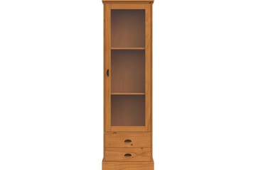 Harry Vitriinikaappi 55x180 cm - Luonto - Säilytys - Kaappi - Vitriini