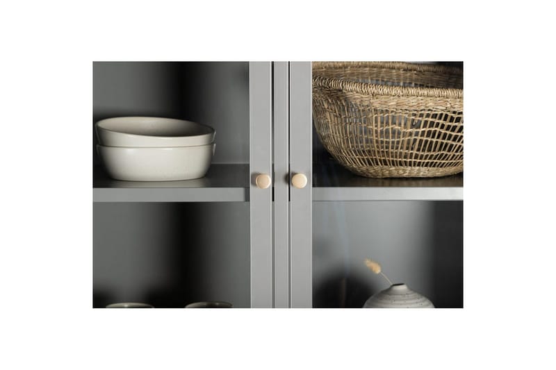 Hyllyt NO_BRAND Bakal-hylly Light grey - Säilytys - Kaappi - Vitriini