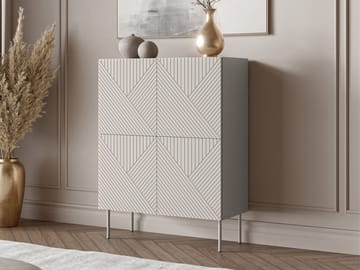 kaappi ART DECO 4D -lipasto beige - Säilytys - Kaappi - Säilytyskaappi