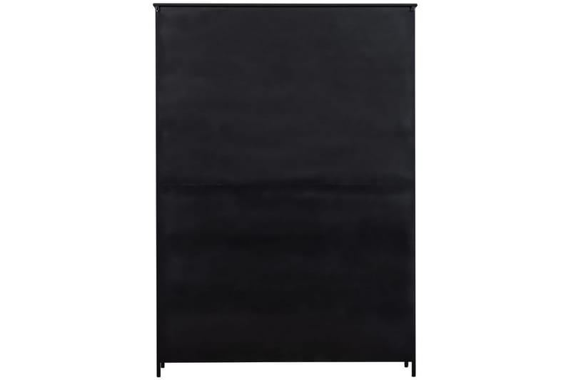 Kaappi Exhibit XL - Musta, 3 ovea - Säilytys - Kaappi - Säilytyskaappi