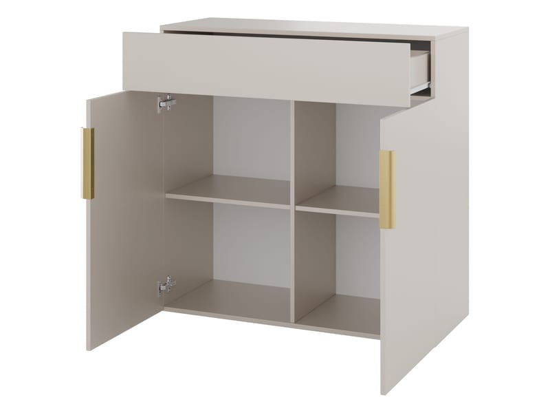 kaappi KERKIN 2D1S -lipasto beige - Säilytys - Kaappi - Säilytyskaappi