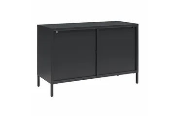 Kaappi Luna 100x40x64 cm, Musta - 100x40x64 cm, Musta - Säilytys - Kaappi - Vitriini