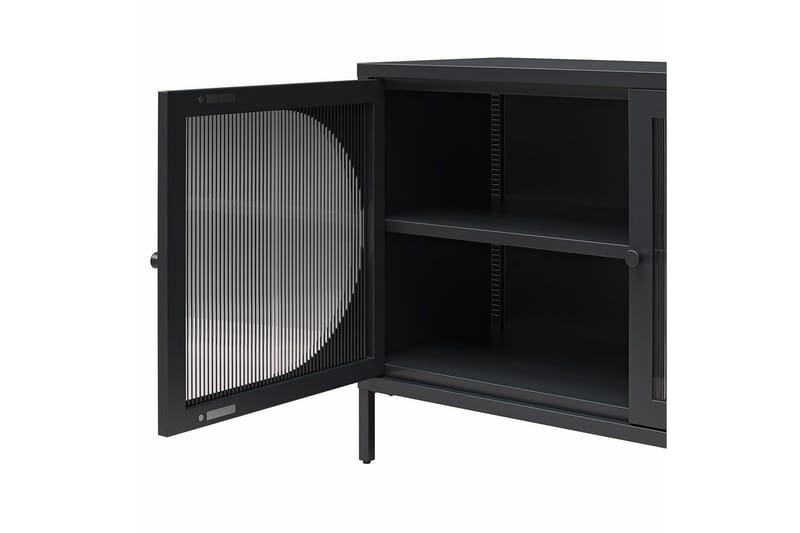 Kaappi Luna 100x40x64 cm, Musta - 100x40x64 cm, Musta - Säilytys - Kaappi - Säilytyskaappi