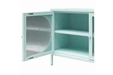 Kaappi Luna 100x40x64 cm, Taivaansininen - 100x40x64 cm, Taivaansininen - Säilytys - Kaappi - Vitriini