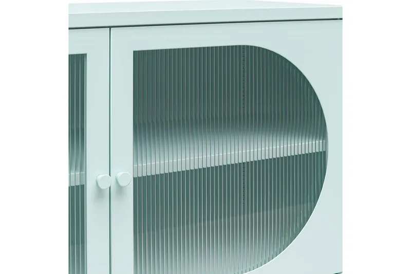 Kaappi Luna 100x40x64 cm, Taivaansininen - 100x40x64 cm, Taivaansininen - Säilytys - Kaappi - Vitriini