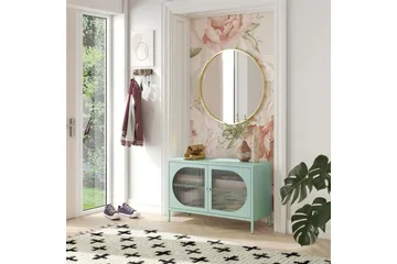 Kaappi Luna 100x40x64 cm, Taivaansininen - 100x40x64 cm, Taivaansininen - Säilytys - Kaappi - Vitriini