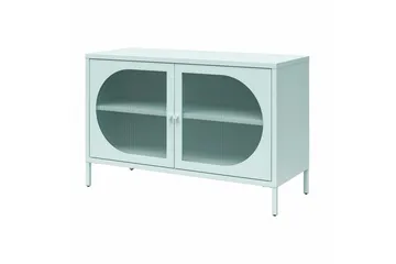 Kaappi Luna 100x40x64 cm, Taivaansininen - 100x40x64 cm, Taivaansininen - Säilytys - Kaappi - Vitriini